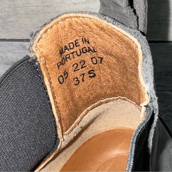 BIRKENSTOCK Stalon Nubuck Leather Chelsea Boot - Graphite - Sz - 6-6.5 / 37.EU - Picture 8 of 9